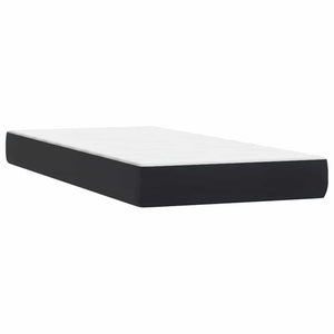 Κρεβάτι Box Spring με στρώματα Μαύρο 200x220 cm Βελούδινο - Pakobazaar