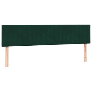 Box Spring κρεβάτι με στρώματα σκούρο πράσινο Βελούδινο - Pakobazaar