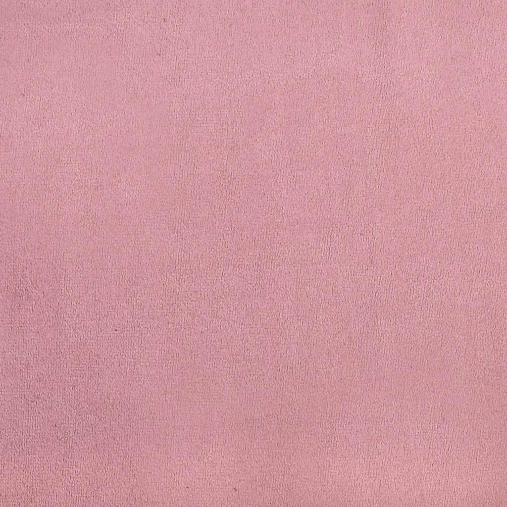 Box Spring κρεβάτι με στρώμα ροζ 200x220 cm Βελούδινο