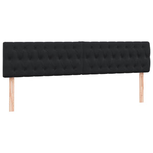 Κρεβάτι Boxspring με Στρώμα Μαύρο 200x210 εκ. Βελούδινο