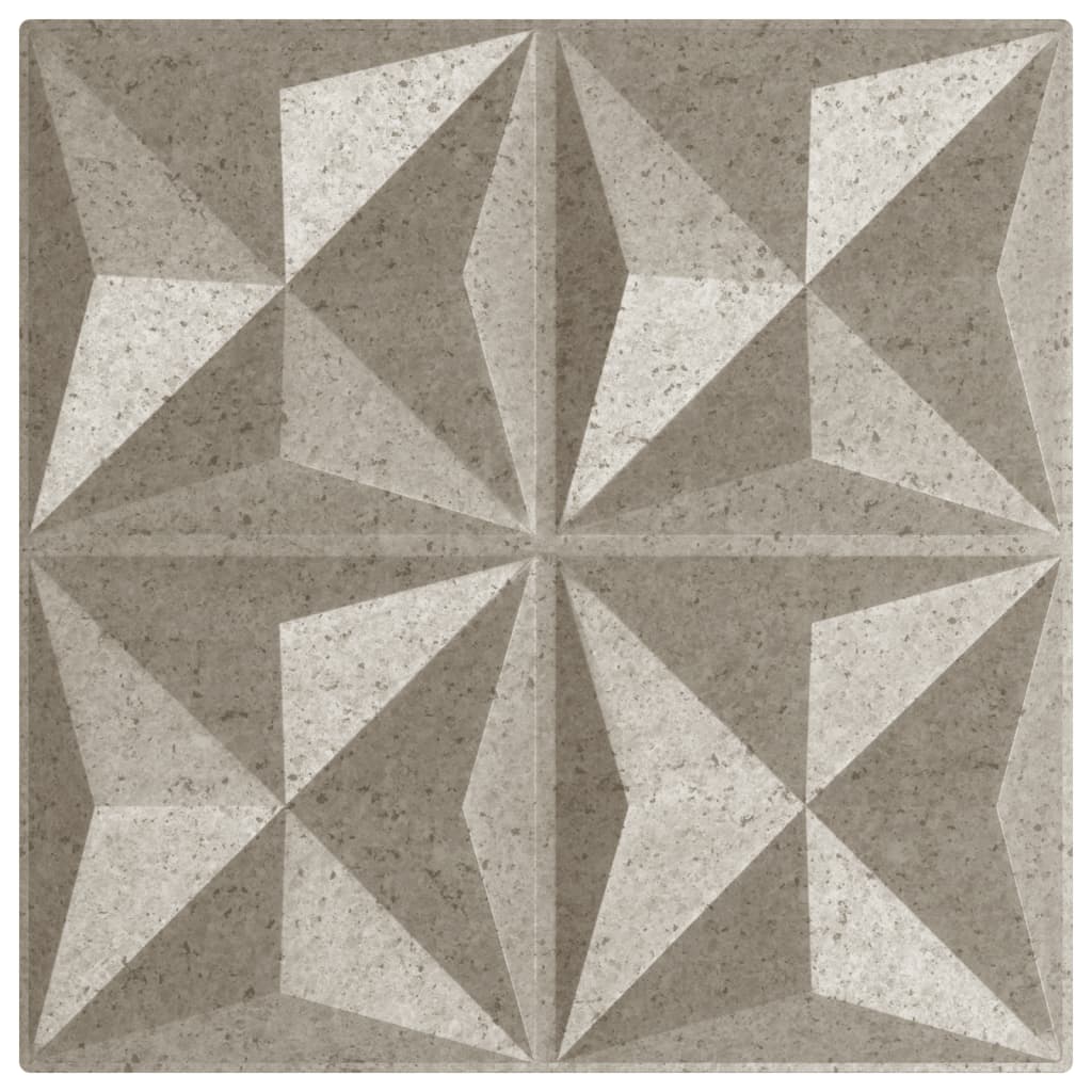 Πάνελ Τοίχου 48 τεμ. Τσιμέντο Origami 50 x 50 εκ. 12 μ² από XPS