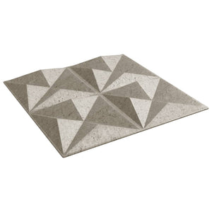 Πάνελ Τοίχου 48 τεμ. Τσιμέντο Origami 50 x 50 εκ. 12 μ² από XPS