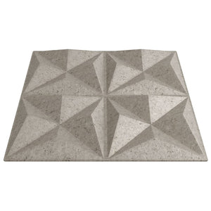 Πάνελ Τοίχου 48 τεμ. Τσιμέντο Origami 50 x 50 εκ. 12 μ² από XPS