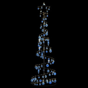 Χριστουγεννιάτικο δέντρο LED με μπιχλιμπίδια 120 LED 180 εκ. - Pakobazaar