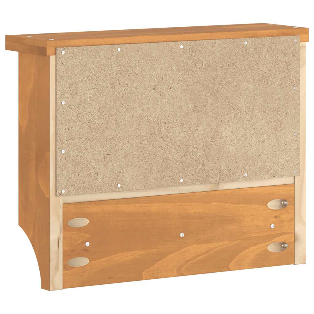 Επίτοιχη κρεμάστρα παλτών SANDNES 45x12x35 εκ.Πεύκο μασίφ ξύλο