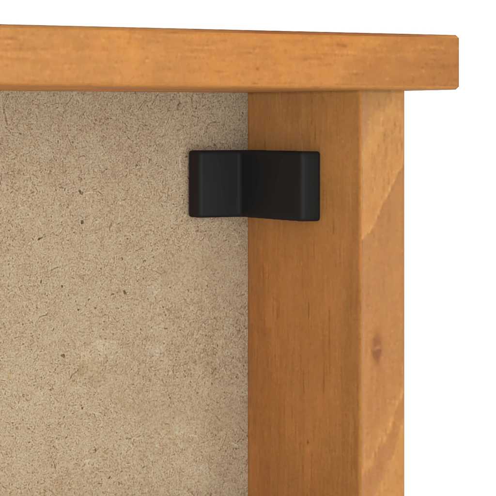 Επίτοιχη κρεμάστρα παλτών SANDNES 45x12x35 εκ.Πεύκο μασίφ ξύλο
