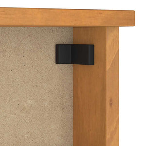 Επίτοιχη κρεμάστρα παλτών SANDNES 45x12x35 εκ.Πεύκο μασίφ ξύλο