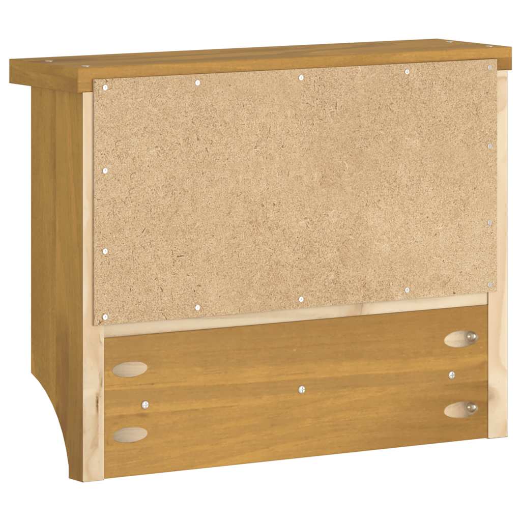 Επίτοιχη κρεμάστρα παλτών SANDNES 45x12x35 εκ.Πεύκο μασίφ ξύλο