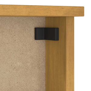 Επίτοιχη κρεμάστρα παλτών SANDNES 45x12x35 εκ.Πεύκο μασίφ ξύλο