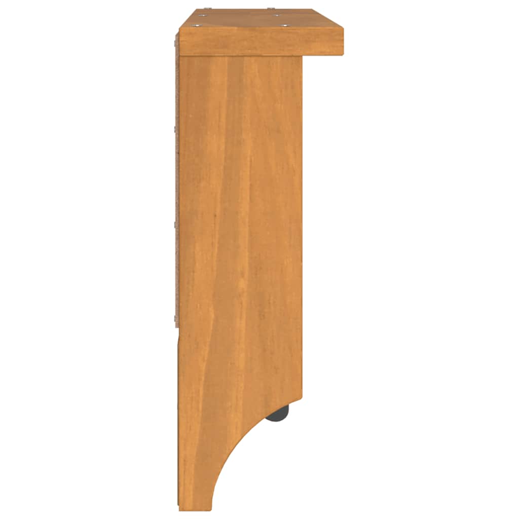 Επίτοιχη κρεμάστρα παλτών SANDNES 87x12x35 εκ. Πεύκο μασίφ ξύλο