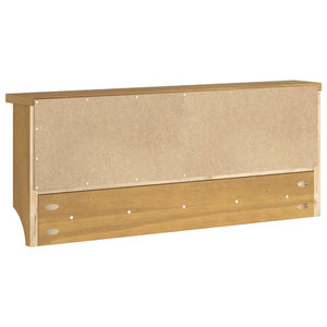 Επίτοιχη κρεμάστρα παλτών SANDNES 87x12x35 εκ. Πεύκο μασίφ ξύλο