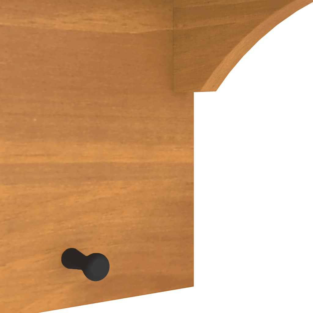 Επίτοιχη κρεμάστρα παλτών SANDNES 87x30x42 εκ. Πεύκο μασίφ ξύλο
