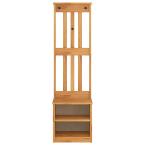 Δέντρο χωλ "SANDNES" 45x40x159,5 εκ.Πεύκο μασίφ ξύλο