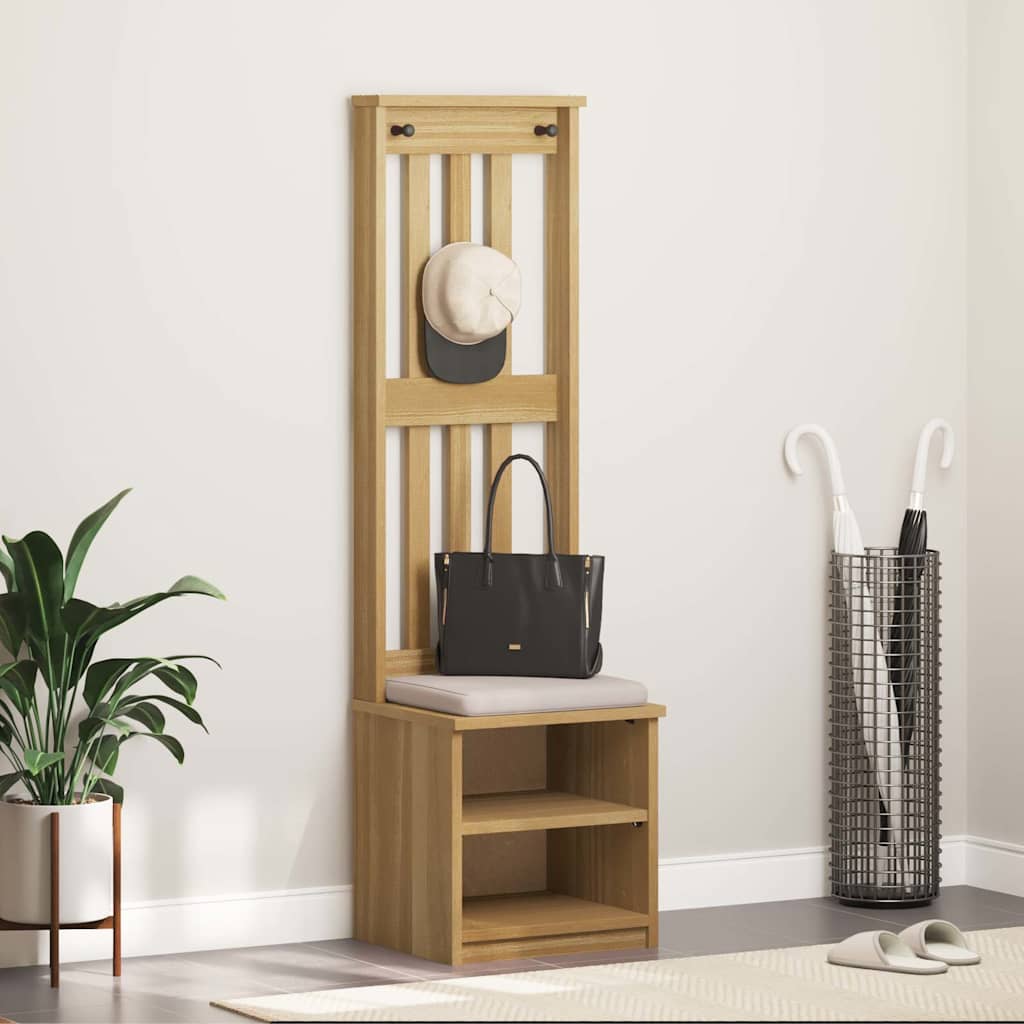 Δέντρο χωλ "SANDNES" 45x40x159,5 εκ.Πεύκο μασίφ ξύλο