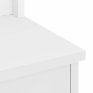 Δέντρο χωλ SANDNES Λευκό 87x40x159,5 εκ. Πεύκο μασίφ ξύλο