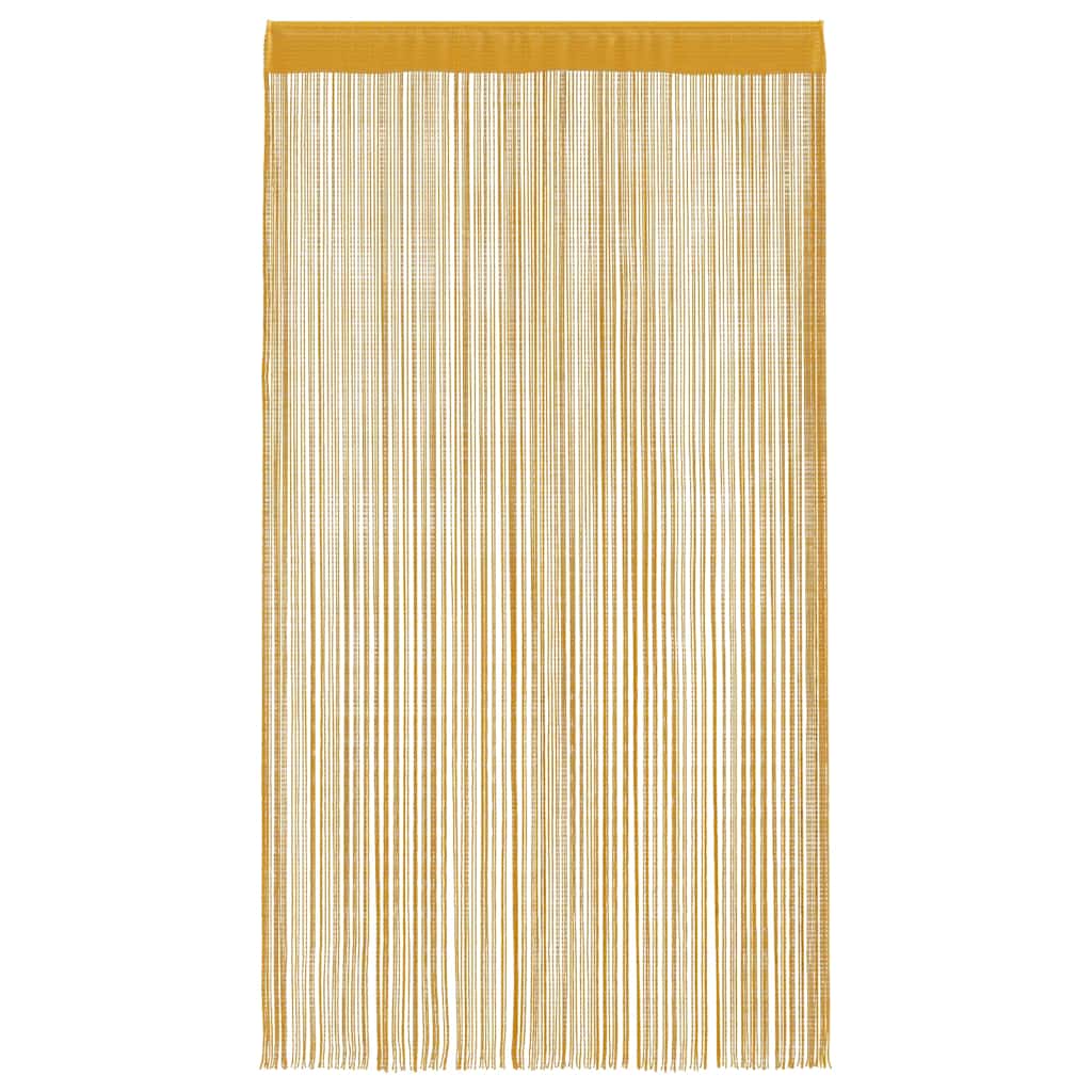 Κουρτίνες String 2 τεμάχια Χρυσό 140x250 cm - Pakobazaar