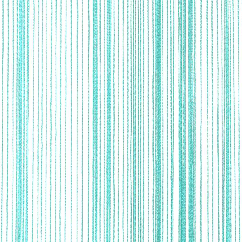 Κουρτίνες με Κρόσσια 2 τεμ. Τυρκουάζ 140 x 250 εκ. - Pakobazaar