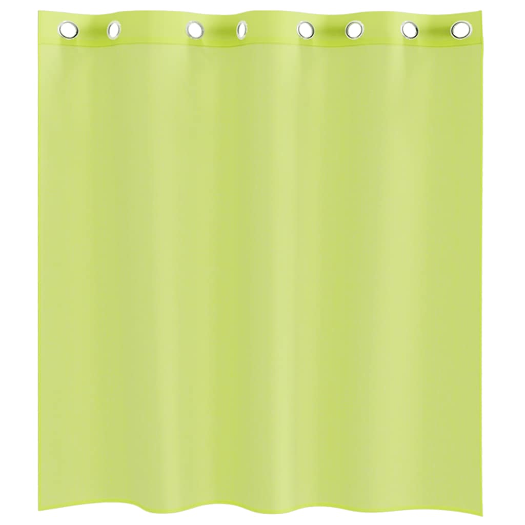 Κουρτίνες Voile με ροδέλες 2 τεμάχια Apple Green 140x140 cm