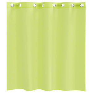 Κουρτίνες Voile με ροδέλες 2 τεμάχια Apple Green 140x140 cm