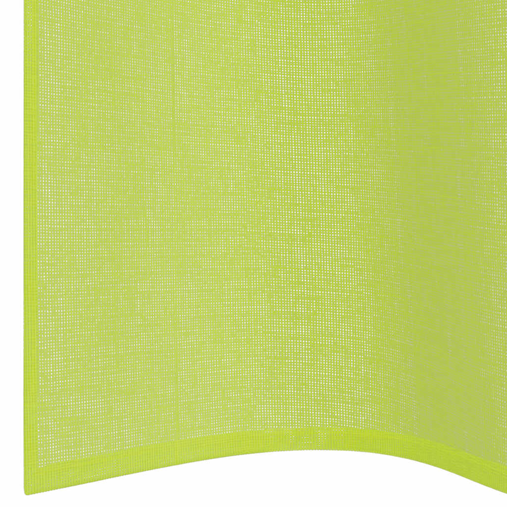 Κουρτίνες Voile με ροδέλες 2 τεμάχια Apple Green 140x140 cm