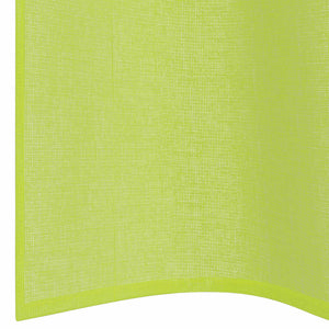 Κουρτίνες Voile με ροδέλες 2 τεμάχια Apple Green 140x140 cm