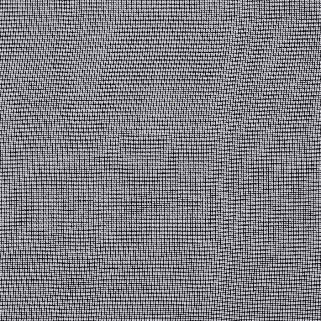 Κουρτίνες Voile με ροδέλες 2 τεμάχια Μαύρο 140x175 εκ.