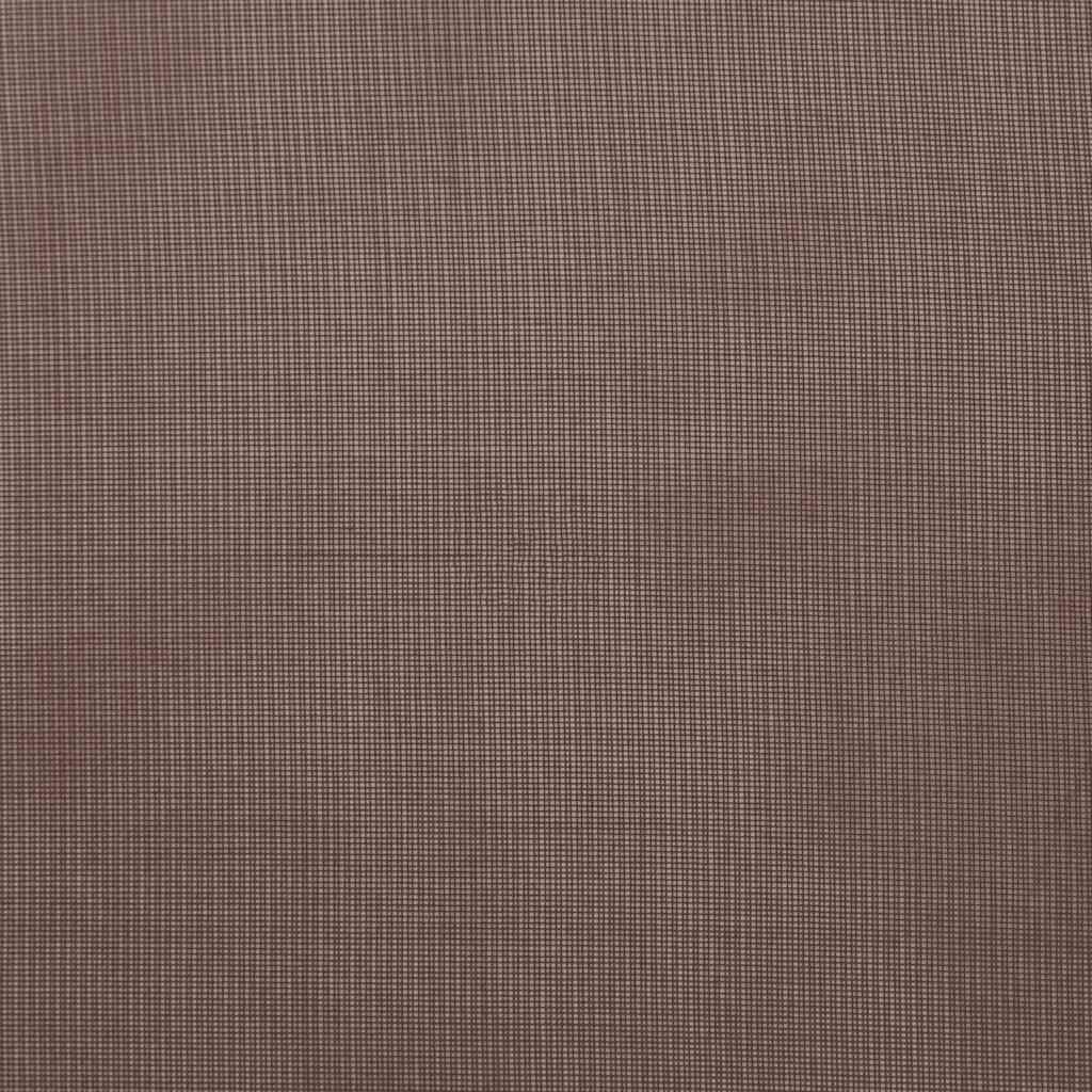Κουρτίνες Voile με ροδέλες 2 τεμάχια Καφέ 140x260 εκ. - Pakobazaar