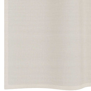 Κουρτίνες Voile με ροδέλες 2 τεμάχια Κρεμ 140x140 εκ. - Pakobazaar