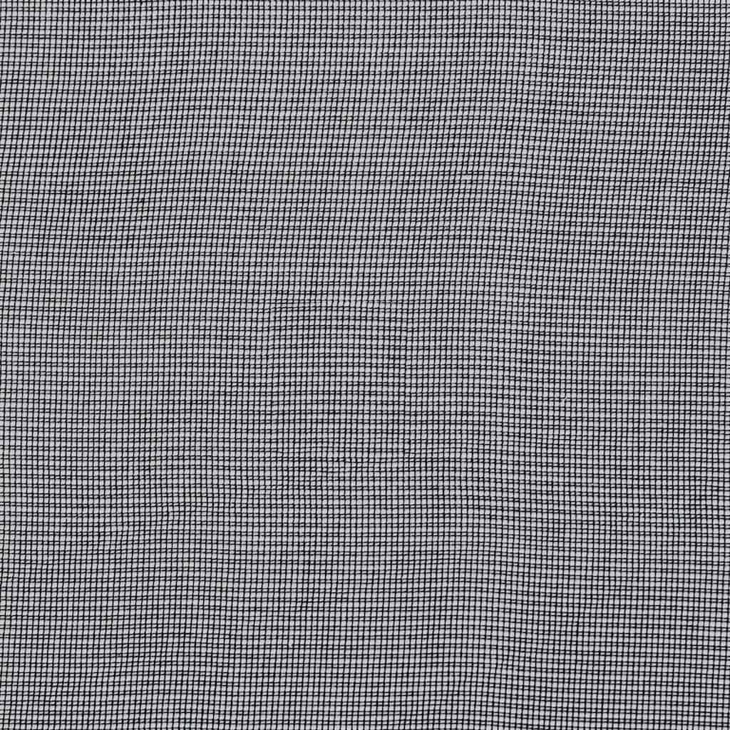 Κουρτίνες Voile με τσέπες ράβδου 2 τεμάχια Μαύρο - Pakobazaar