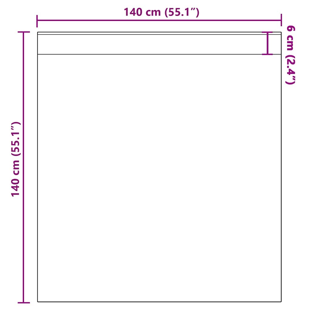 Κουρτίνες Voile με τσέπες ράβδου 2 τεμάχια Καφέ
