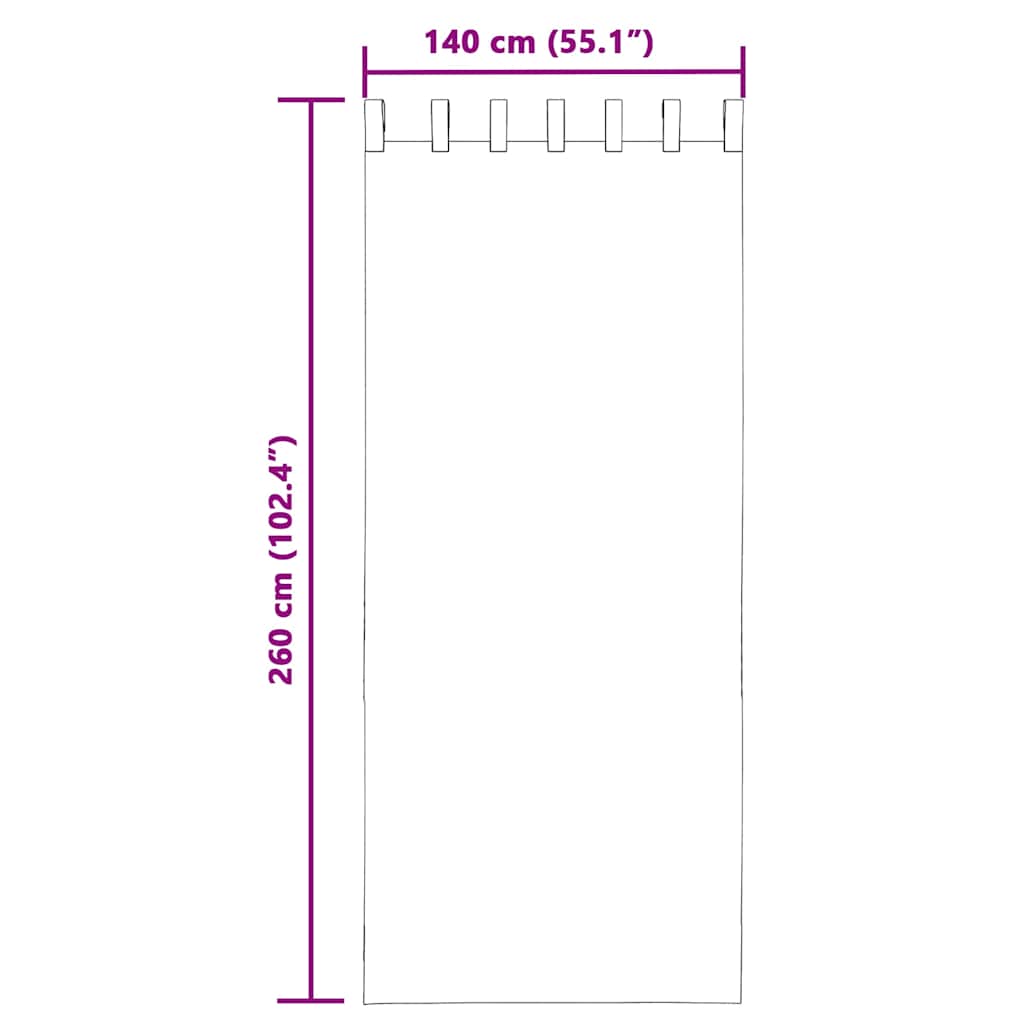 Voile κουρτίνες με τσέπες ράβδου 2 τεμάχια Ανοιχτό Ροζ