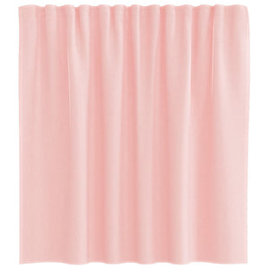Κουρτίνες Voile με Θηλιές 2 τεμ. Ροζ 140x140 εκ. - Pakobazaar