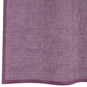 Κουρτίνες Voile με Θηλιές 2 τεμ. Μωβ 140x225 εκ. - Pakobazaar