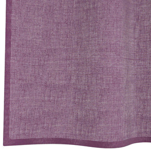 Κουρτίνες Voile με Θηλιές 2 τεμ. Μωβ 140x260 εκ. - Pakobazaar