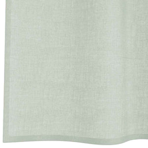 Κουρτίνες Voile με Θηλιές 2 τεμ. Ανοιχτό Γκρι 140x140 εκ. - Pakobazaar