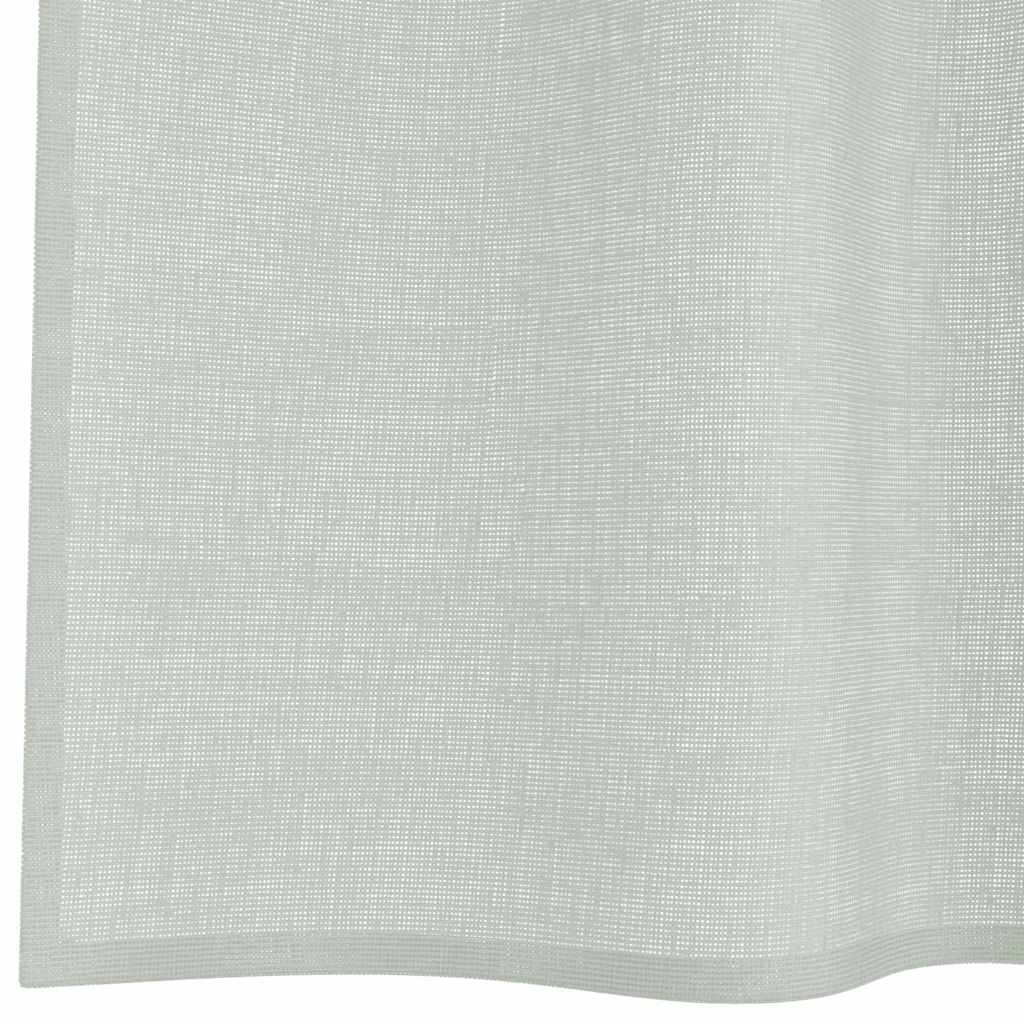Κουρτίνες Voile με Θηλιές 2 τεμ. Ανοιχτό Γκρι 140x245 εκ. - Pakobazaar