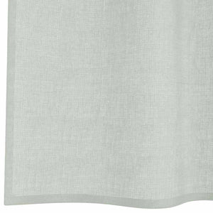 Κουρτίνες Voile με βρόχους 2 τεμάχια Ανοιχτό Γκρι 140x260 εκ.