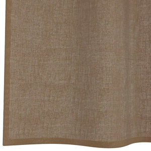 Κουρτίνες Voile με Θηλιές 2 τεμ. Ανοιχτό Καφέ 140x225 εκ. - Pakobazaar