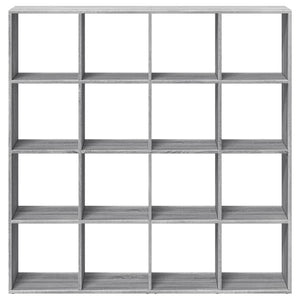 Βιβλιοθήκη Γκρι Sonoma 137,5x29x137,5 εκ. Επεξεργασμένο Ξύλο