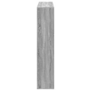 Βιβλιοθήκη Γκρι Sonoma 137,5x29x137,5 εκ. Επεξεργασμένο Ξύλο