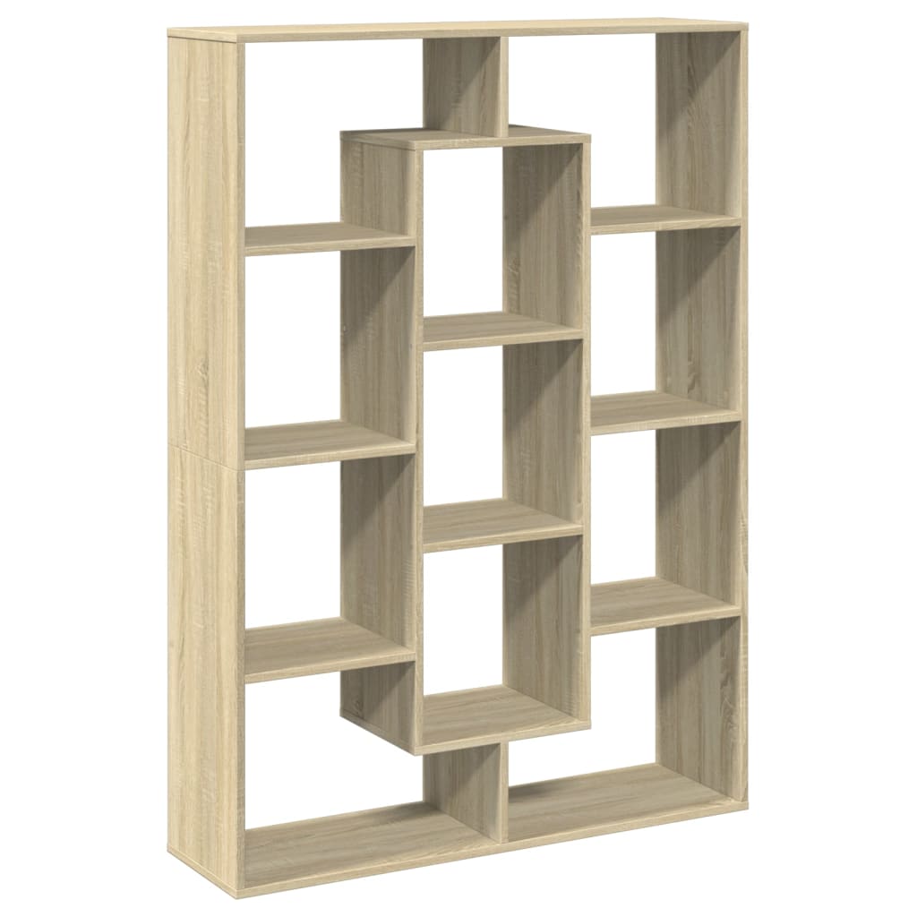 Βιβλιοθήκη Χρώμα Sonoma Δρυς 102x29x143 εκ. Επεξεργασμένο Ξύλο