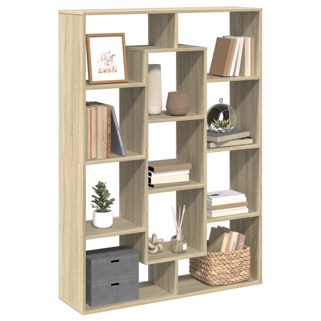Βιβλιοθήκη Χρώμα Sonoma Δρυς 102x29x143 εκ. Επεξεργασμένο Ξύλο