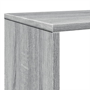 Βιβλιοθήκη Γκρι Sonoma 102x29x143 εκ. από Επεξεργασμένο Ξύλο