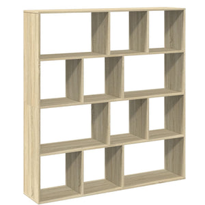 Βιβλιοθήκη Χρώμα Sonoma Δρυς 132x29x141,5εκ. Επεξεργασμένο Ξύλο - Pakobazaar