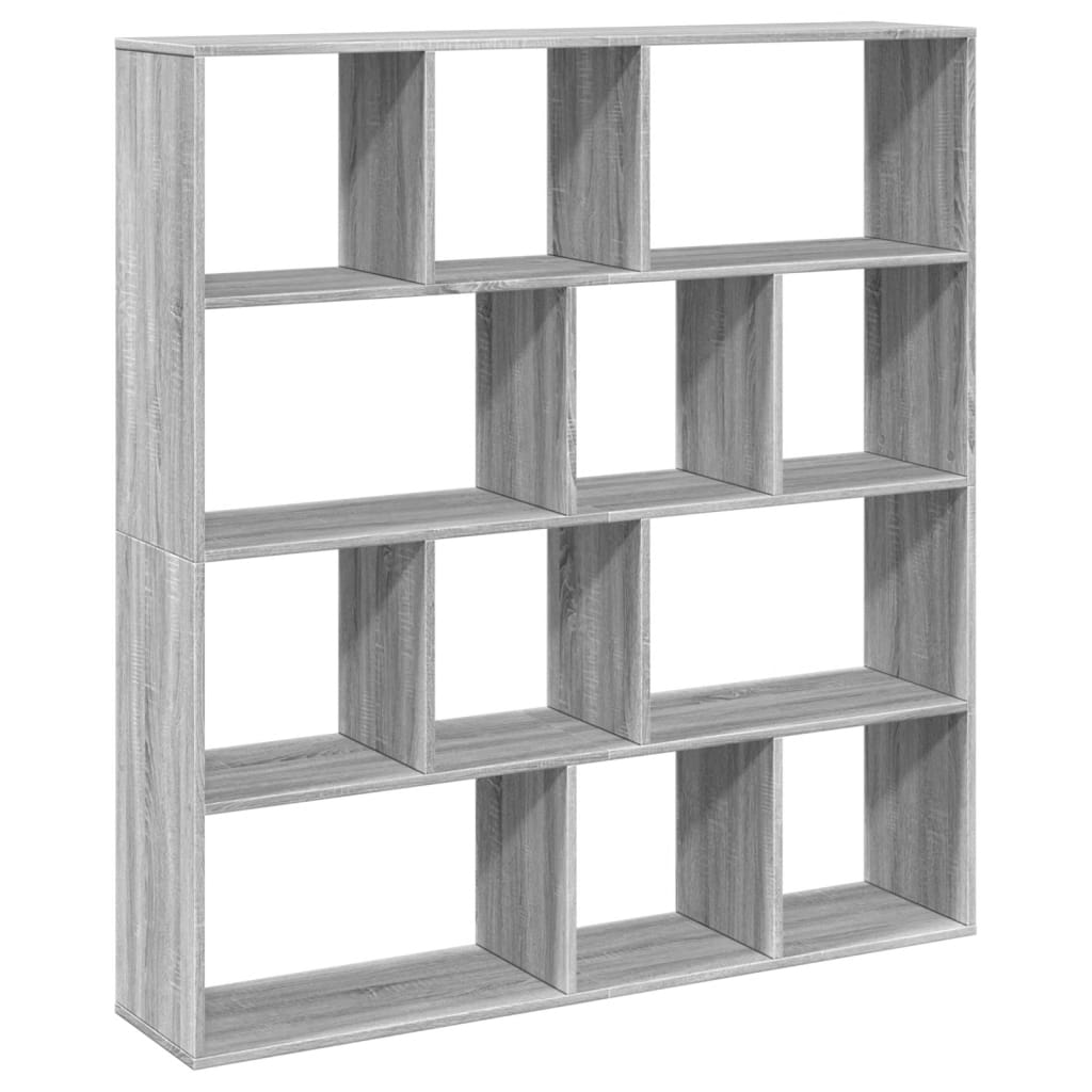Βιβλιοθήκη Γκρι Sonoma 132x29x141,5 εκ. από Επεξεργασμένο Ξύλο