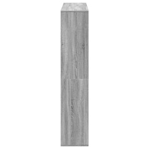 Βιβλιοθήκη Γκρι Sonoma 132x29x141,5 εκ. από Επεξεργασμένο Ξύλο