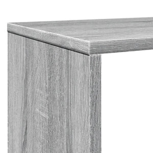 Βιβλιοθήκη Γκρι Sonoma 132x29x141,5 εκ. από Επεξεργασμένο Ξύλο