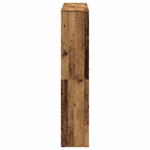 Βιβλιοθήκη Όψη Παλαιού Ξύλου 132x29x141,5εκ. Επεξεργασμένο Ξύλο - Pakobazaar