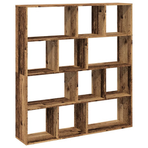 Βιβλιοθήκη Όψη Παλαιού Ξύλου 132x29x141,5εκ. Επεξεργασμένο Ξύλο - Pakobazaar