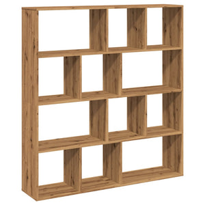 Βιβλιοθήκη Αρτισιανή Δρυς 132x29x141,5 εκ. Επεξεργασμένο Ξύλο - Pakobazaar